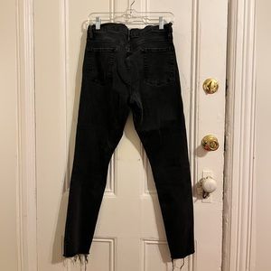 FRAME Le Skinny De Jeanne, Size 32 (Black)